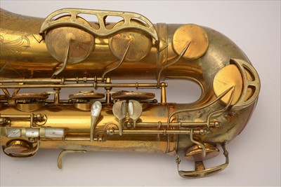 Lot 136 - King super 20 tenor saxophone