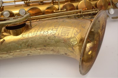 Lot 136 - King super 20 tenor saxophone