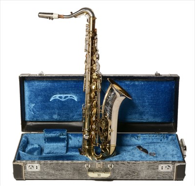 Lot 139 - King Super 20 Silver sonic tenor saxophone