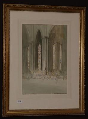 Lot 1037 - Victor Noble Rainbird - watercolour.