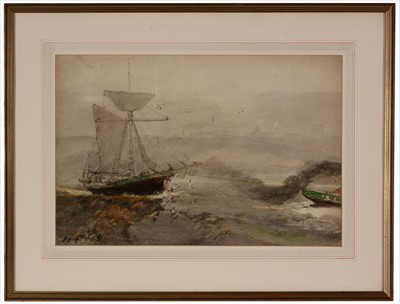 Lot 620 - George Edward Horton - watercolour.