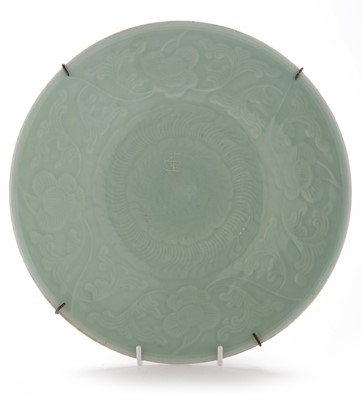 Lot 393 - Celadon charger