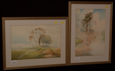 Lot 1146 - Thomas Edward Churnside - watercolours.