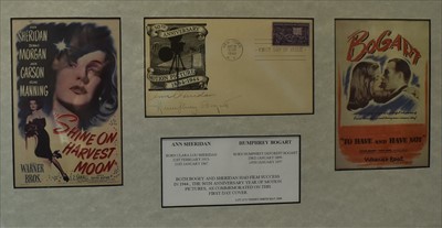 Lot 373 - Humphrey Bogart and Ann Sheridan autographs