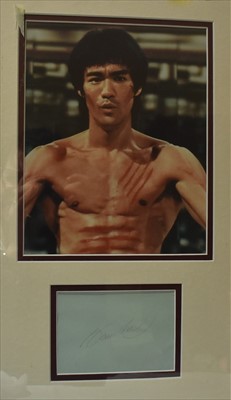 Lot 1017 - Bruce Lee autograph