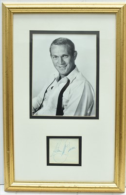 Lot 1019 - Steve McQueen autograph