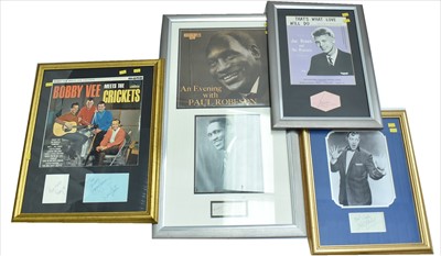 Lot 1044 - Music interest autographs
