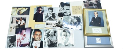 Lot 1047 - Hollywood actor signatures