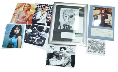 Lot 1049 - James Bond 007 interest autographs