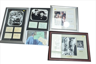 Lot 1051 - SitCom interest autographs