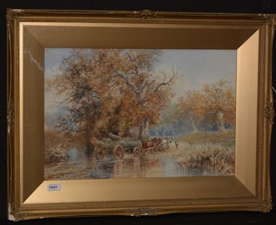 Lot 1047 - W* Harford - watercolour.