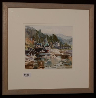 Lot 1128 - Ray Balkwill - watercolour.