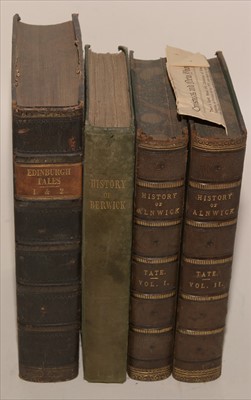 Lot 912 - Books on Alnwick, Berwick and Edinburgh.