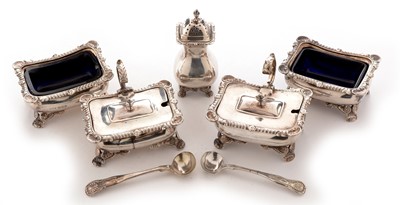 Lot 270 - Victorian silver cruets