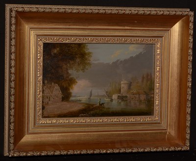 Lot 1132 - 19th Century Continental School - A river...