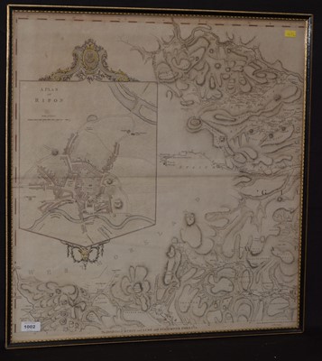 Lot 1002 - 18th Century English School - map.