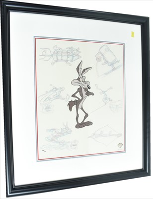 Lot 372 - Warner Bros Studio Limited Edition cel and drawing