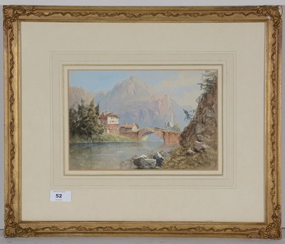 Lot 52 - Style of Edward Richardson - watercolour.