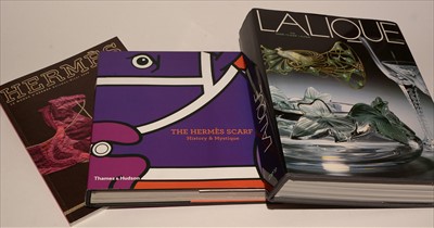 Lot 524 - Books on Hermes Scarf, and Lalique.
