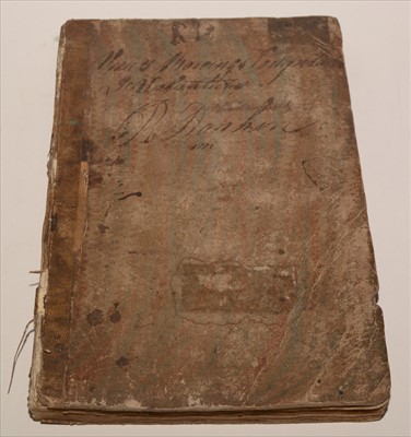 Lot 951 - Manuscript ledger appertaining to the Blagdon Estate, Northumberland.