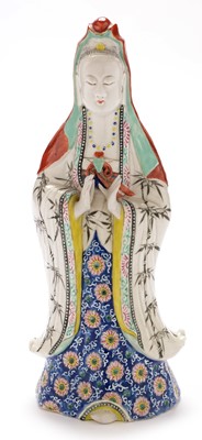 Lot 429 - Japanese porcelain figure Kwannon