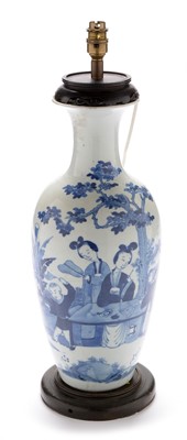 Lot 378 - Chinese blue and white vase