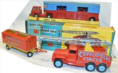Lot 174 - Corgi Circus vehicles