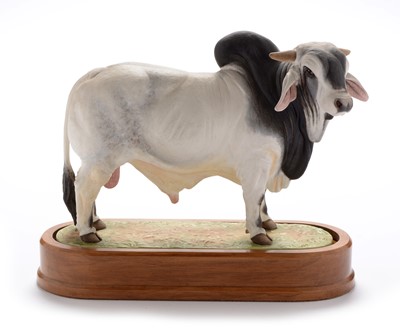 Lot 482 - Royal Worcester Brahman bull