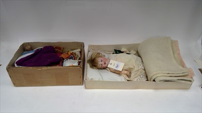 Lot 751 - Doll and accessories