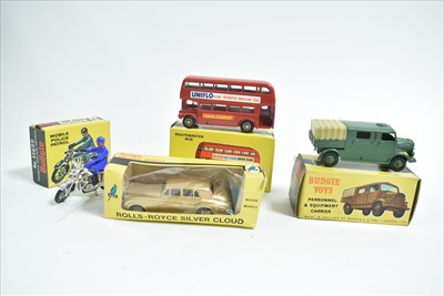 Lot 202 - Four budgie vehicles
