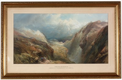 Lot 614 - Thomas Miles Richardson, jnr. - watercolour.