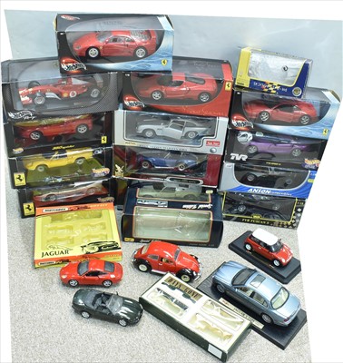 Lot 210 - Diecast sports cars