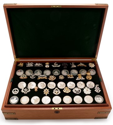 Lot 267 - Cased medals of Great British Regiments