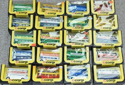 Lot 217 - Corgi buses