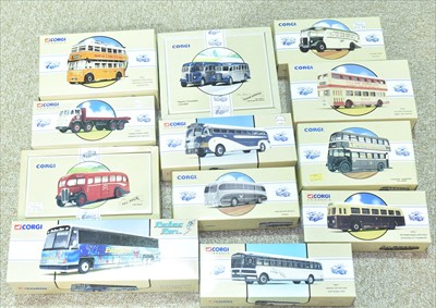 Lot 218 - Corgi Buses