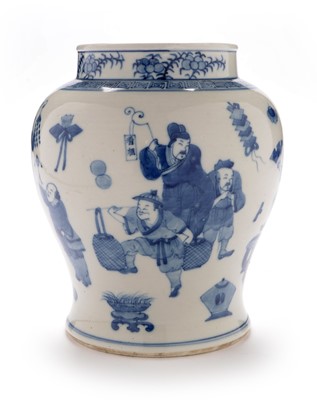 Lot 402 - Chinese blue and white vase