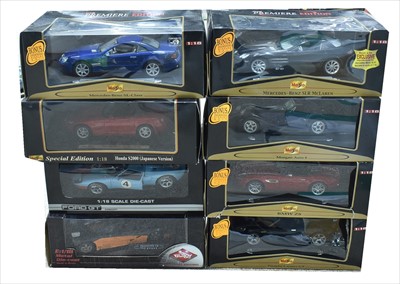 Lot 243 - Diecast sports cars