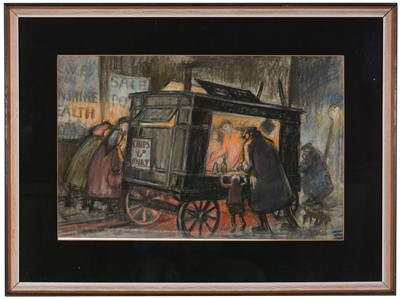 Lot 623 - Norman Stansfield Cornish - pastel.