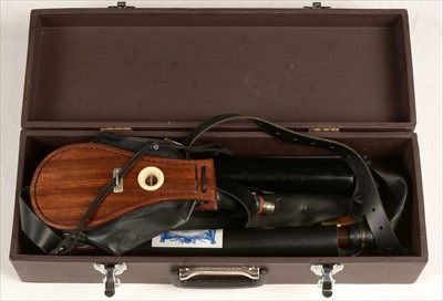 Lot 202 - Set of Northumbrian small pipes.