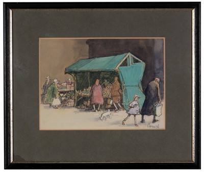 Lot 1397 - Norman Stansfield Cornish - watercolour.