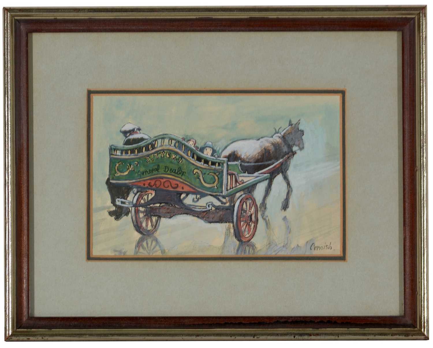 Lot 625 - Norman Stansfield Cornish - watercolour.