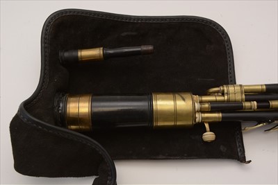 Lot 208 - Set of pastoral pipes.