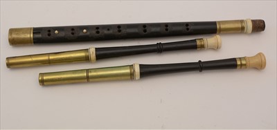 Lot 208 - Set of pastoral pipes.