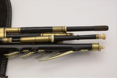 Lot 208 - Set of pastoral pipes.