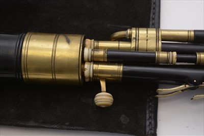Lot 208 - Set of pastoral pipes.