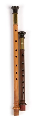 Lot 177 - Two simple chanters.
