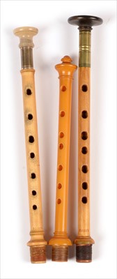 Lot 178 - Three simple chanters.