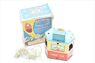 Lot 299 - Tinplate Alpine Cable Car