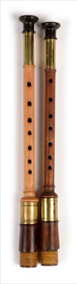 Lot 180 - Two simple chanters.