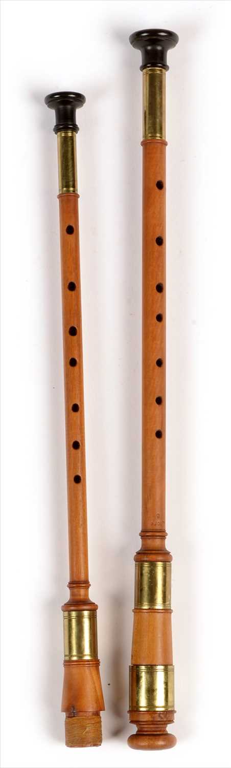 Lot 183 - Two simple chanters.